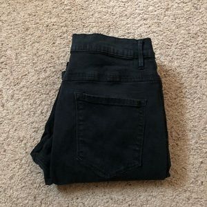 BDG urban outfitters Twiggy super high rise black skinny jeans